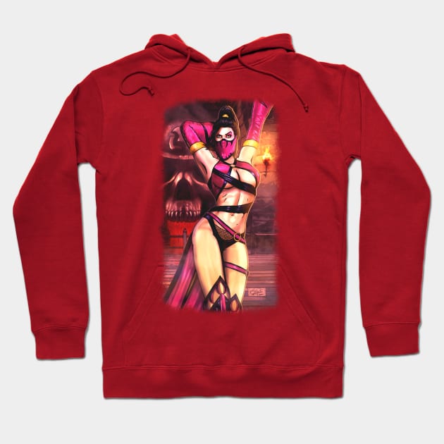 Mileena - Femme Fatale Hoodie by Keith_Byrne